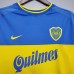 Retro Boca Juniors 99/20 home short sleeve training suit-9573343