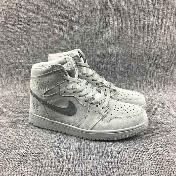 Air Jordan 1 AJ1 High Help Runing Shoes-All Gray_87038