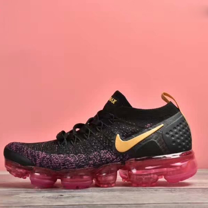 AIR VAPORMAX FLYKNIT 2019 Running Shoes-Black/Gold_56740