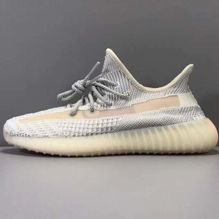 Kanye Yeezy 350 V2“Static”Boost Running Shoes-Gray/Orange_39171