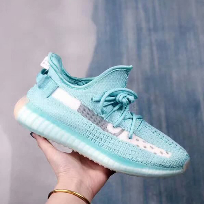 Kanye Yeezy Boost 350 v2 “Static” Running Shoes-Sky Blue_50766