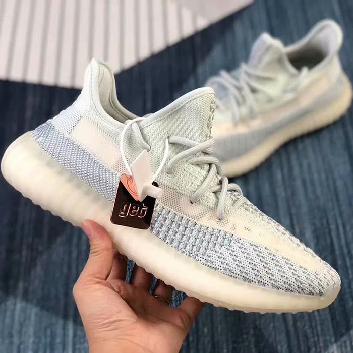 Adidas Kanye Yeezy Boost 350 v2 “Static” Running Shoes-Gray/White_74499