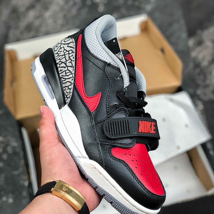 Don C x Air Jordan Legacy 312 low Running Shoes-Black/Red_70946