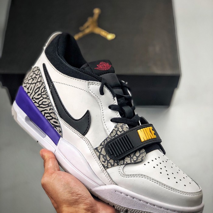 Air Jordan Legacy 312 Running Shoes-White/Purple_14660