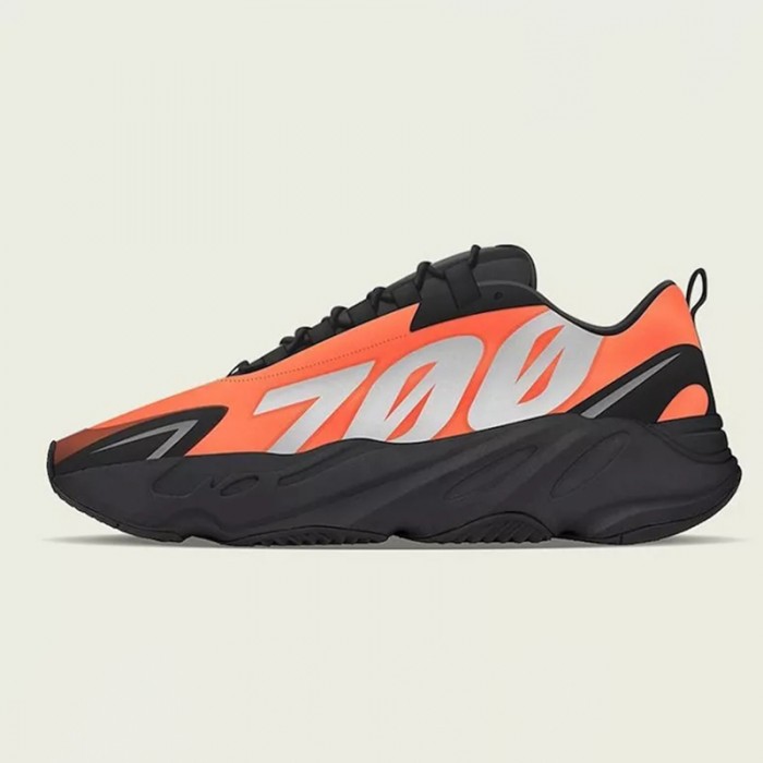 Adidas Yeezy Boost 700 Running Shoes-Black/Orange_45584