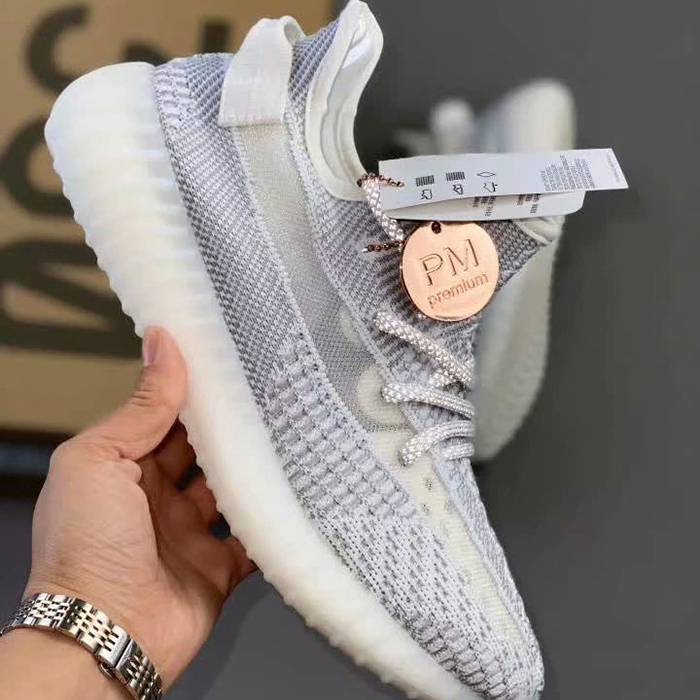 Adidas Yeezy Boost 350 V2 Running Shoes-Gray/White_23981