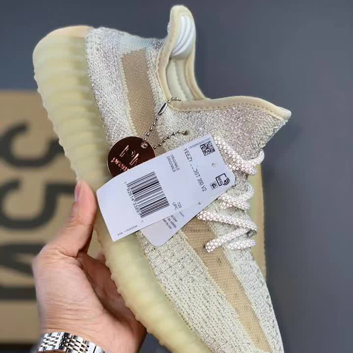 Adidas Yeezy Boost 350 V2 Running Shoes-Gray/Khkai_59056