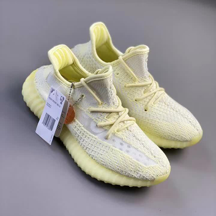 Adidas Yeezy Boost 350 V2 Running Shoes-Yellow/Gray_14093