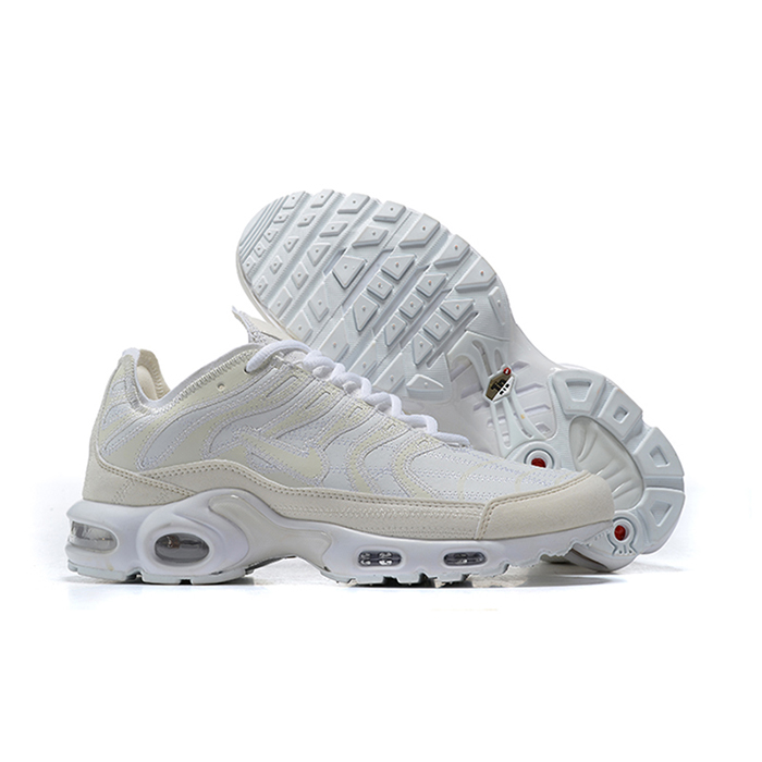 Air Max Plus TN OG Running Shoes-All White-8367005