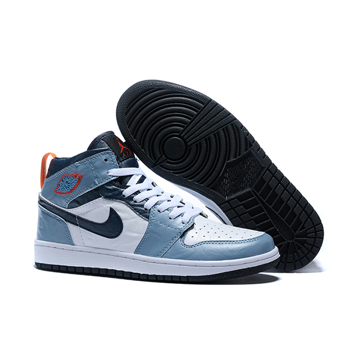 Crossover Jordan Air Series AJ1 Running Shoes-Sky Blue/White-8215188