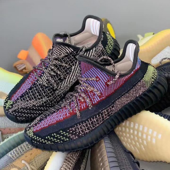 Adidas Yeezy Boost 350 V2 Running Shoes-Black/Purple-7592798