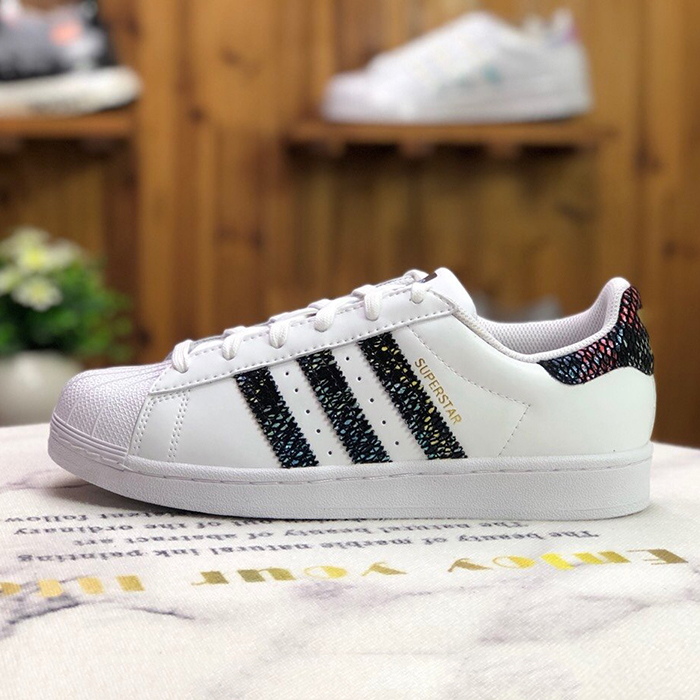 Adidas SUPERSTAR W Running Shoes-White/Black-270532