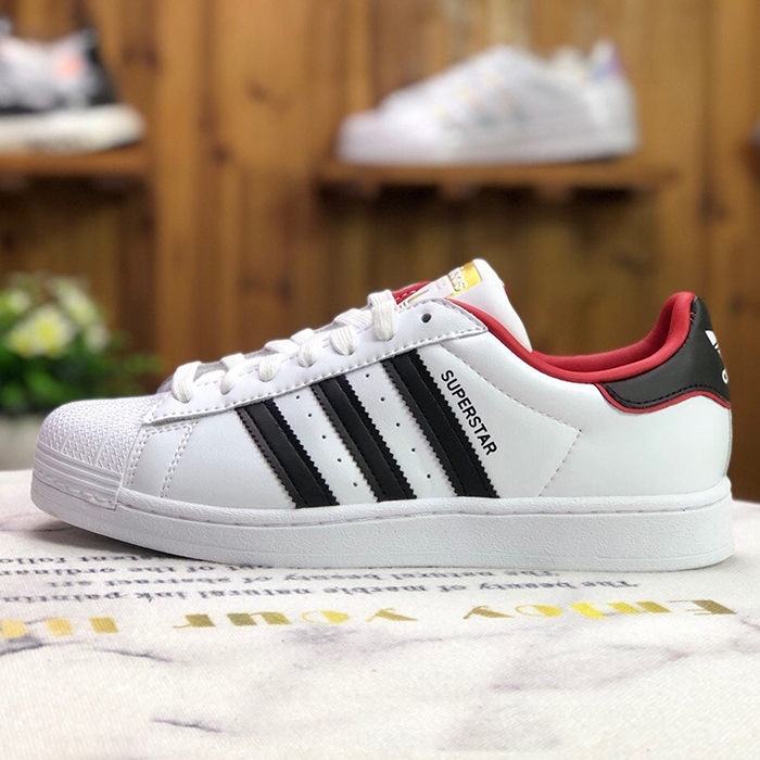 Adidas SUPERSTAR W Running Shoes-White/Black-6050742