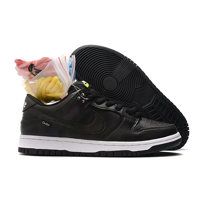 SB DUNK Running Shoes-Black/White-8011864