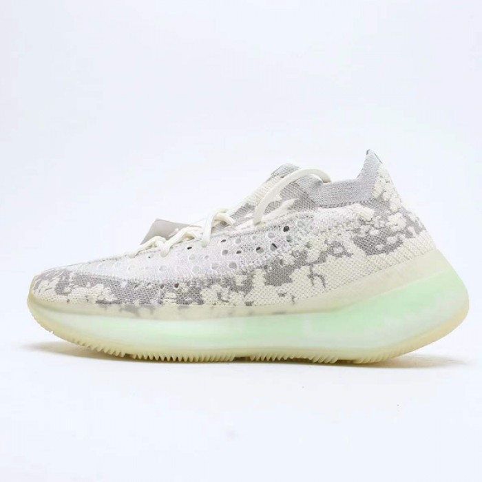 Adidas Yeezy Boost 380 Running Shoes-White/Gray_15605