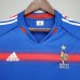 Retro France 2004 home version short sleeve training suit