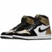 Crossover Jordan AIR JORDAN AJ1 Running Shoes Gold Black 3027388