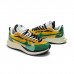 Sacai x LVD Waffle Daybreak Running Shoes Green Yellow 1233960