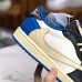 Fragment x Travis Scott x Air Jordan 1 Military Blue AJ1 Running Shoes White Black 6003253