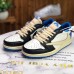 Fragment x Travis Scott x Air Jordan 1 Military Blue AJ1 Running Shoes White Black 6003253