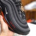 AIR MAX 97 Bullet Running Shoes Black Red 2825329