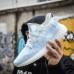 Yeezy BOOST 350 V2 Running Shoes Blue White 1275451