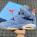 Travis Scott x Air Jordan 6 Running Shoes Sky Blue 7293771