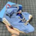 Travis Scott x Air Jordan 6 Running Shoes Sky Blue 7293771