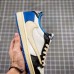 Fragment x Travis Scott x Air Jordan 1 Low Running Shoes White Blue 8211354