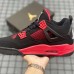 Union x Air Jordan 4 Desert Moss Running Shoes Black Red 8343296