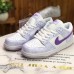 SB Dunk Low Running Shoes White Purple 2218344