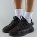 Yeezy Boost 350 V2 Mono Ice Running Shoes All Black 1916987