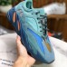 Kanye West x Yeezy 700 Runner V1 Enflame Amber Running Shoes Sky Blue 2582650