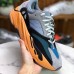 Kanye West x Yeezy 700 Runner V1 Enflame Amber Running Shoes Gray Orange 4633938