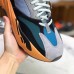 Kanye West x Yeezy 700 Runner V1 Enflame Amber Running Shoes Gray Orange 4633938