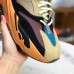 Kanye West x Yeezy 700 Runner V1 Enflame Amber Running Shoes Khkai Orange 719707