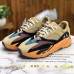 Kanye West x Yeezy 700 Runner V1 Enflame Amber Running Shoes Khkai Orange 719707