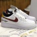 AF Air Force 1 AF1 3M Running Shoes White Orange 6222663