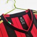 2013/14 AC Milan Retro Home Long Sleeve Jersey version short sleeve-9790899