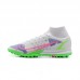 Superfly 8 Academy TF Soccer Shoes White Green-8888784