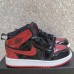 Air Jordan 1 AJ1 High Kids Running Shoes-Red/Black-218207