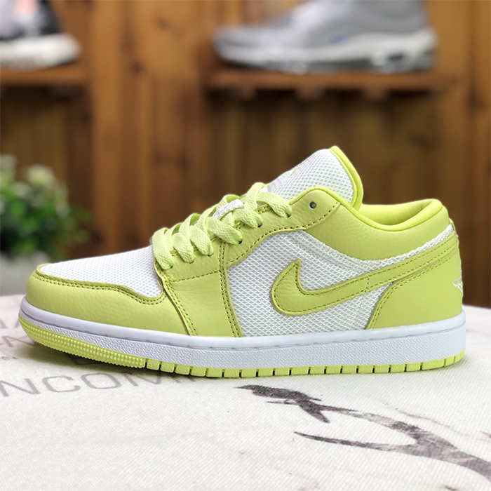 AJ1 Air Jordan 1 Low Women Running Shoes Green White 3170450