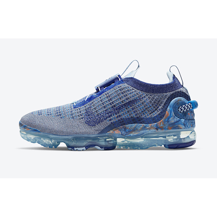 W Air Max VaporMax 2021 FK Running Shoes Gray Blue 7380454