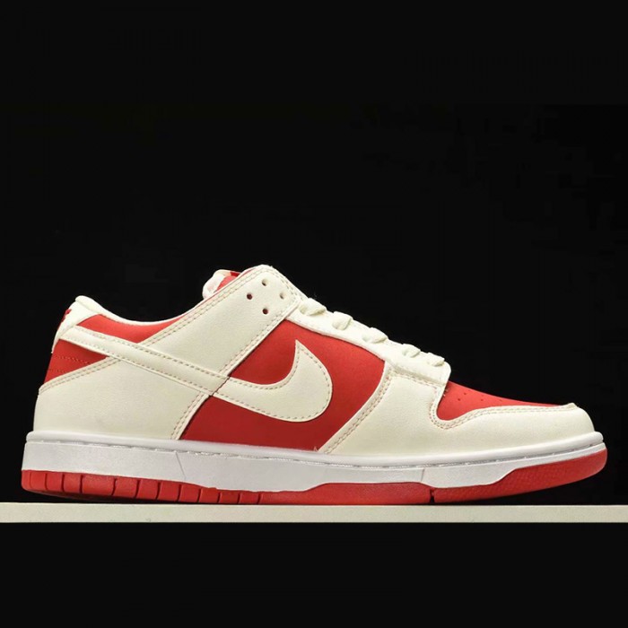 SB Dunk Low Pro Running Shoes White Red 4874208