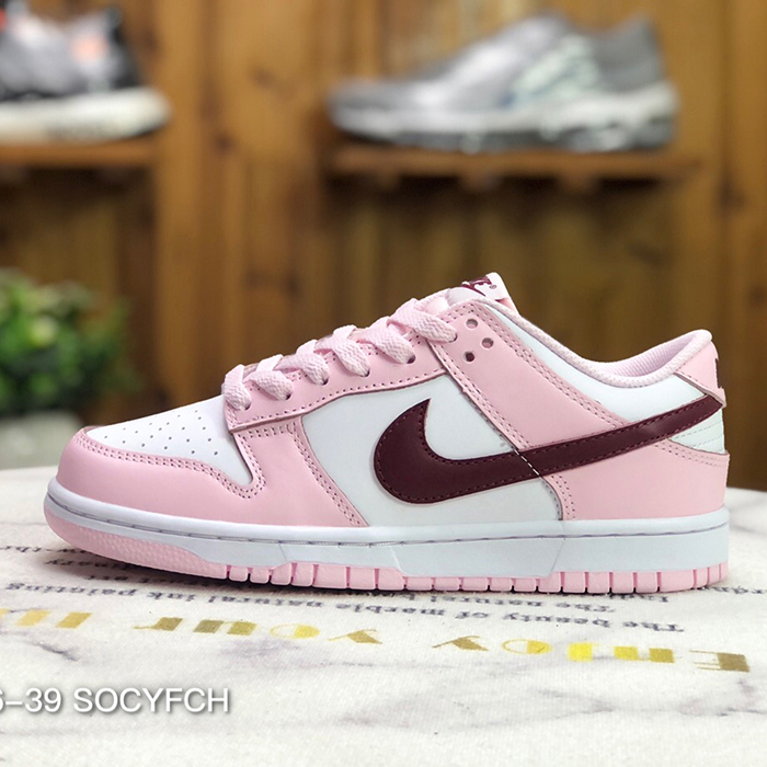 Dunk SB Low Women Running Shoes Pink White 1018576