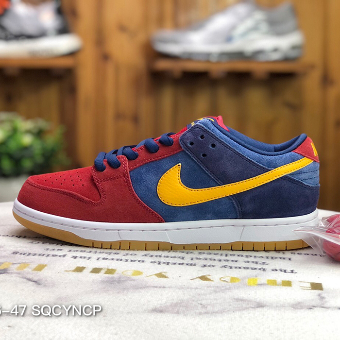 SB Dunk Low Running Shoes Red Blue 514374