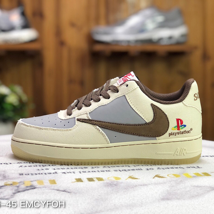 AF Air Force 1 AF1 Running Shoes Khkai Brown 9663533