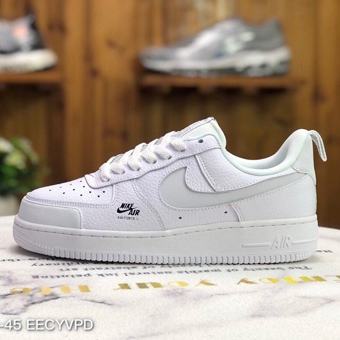 AF Air Force 1 AF1 3M Running Shoes All White 3351481