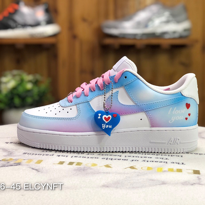 Air Force 1 Low 07 AF1 Running Shoes White Purple 4474769