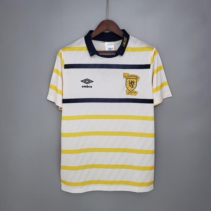 Retro Scotland 91/93 away version short sleeve training suit